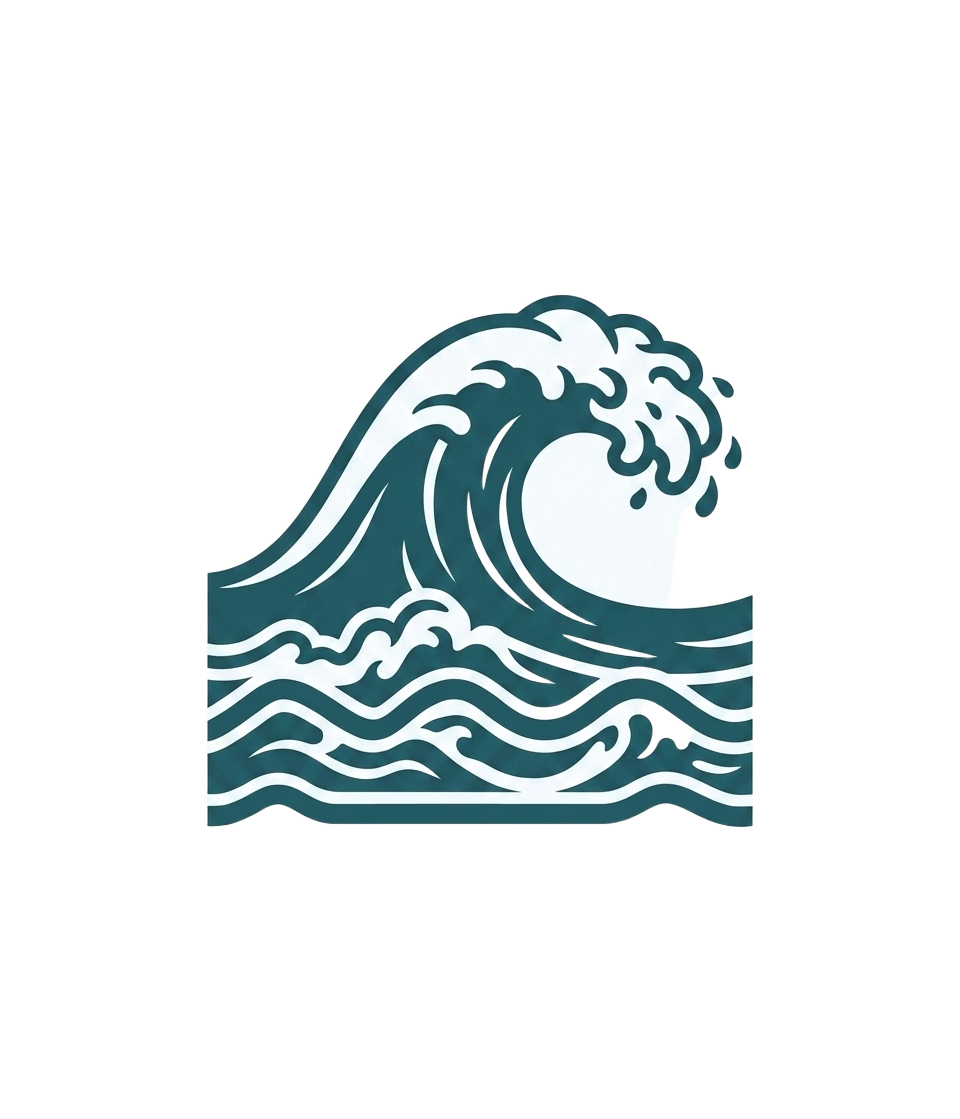 Ocean wave icon
